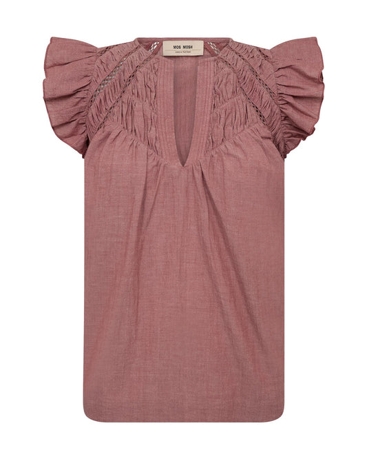 Mos Mosh Woda Izha Blouse Cowhide