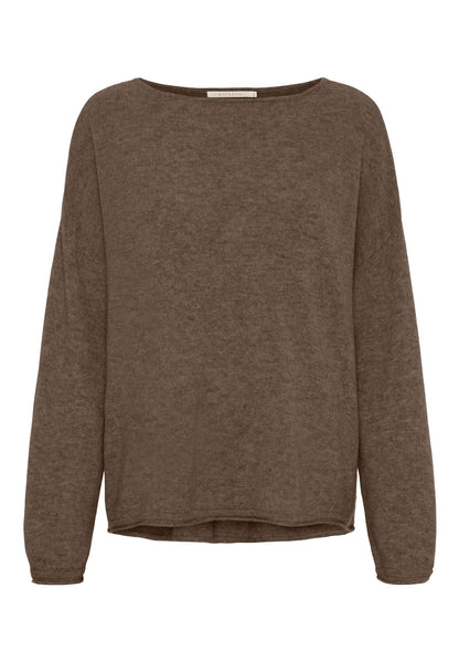 Notyz Mira Pure Cashmere Pullover Brown