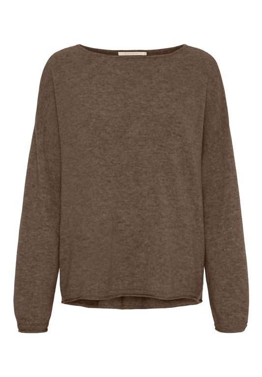Notyz Mira Pure Cashmere Pullover Brown