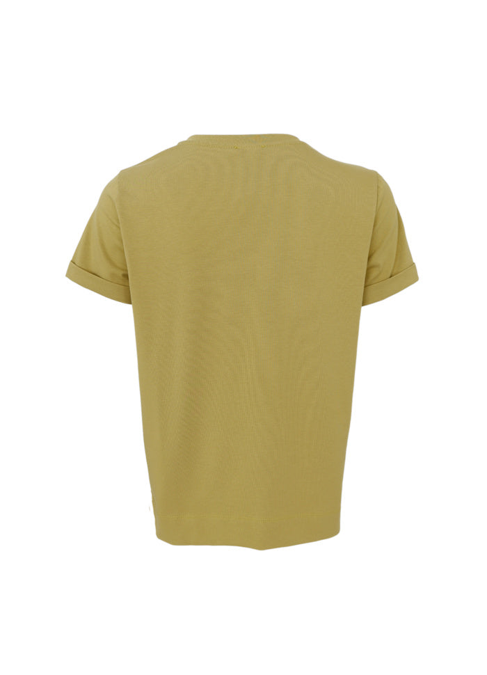 Black Colour May SS Tee Dark Lime