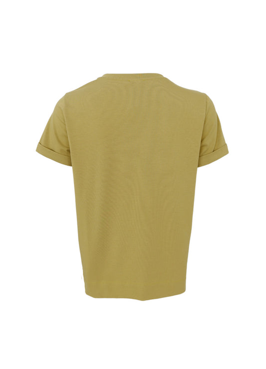 Black Colour May SS Tee Dark Lime