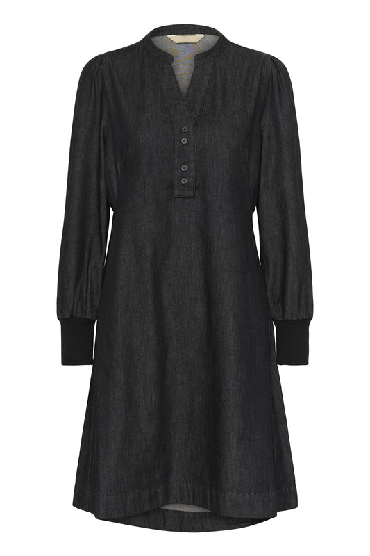 Culture Hilka Arpa Short Dress Black Wash