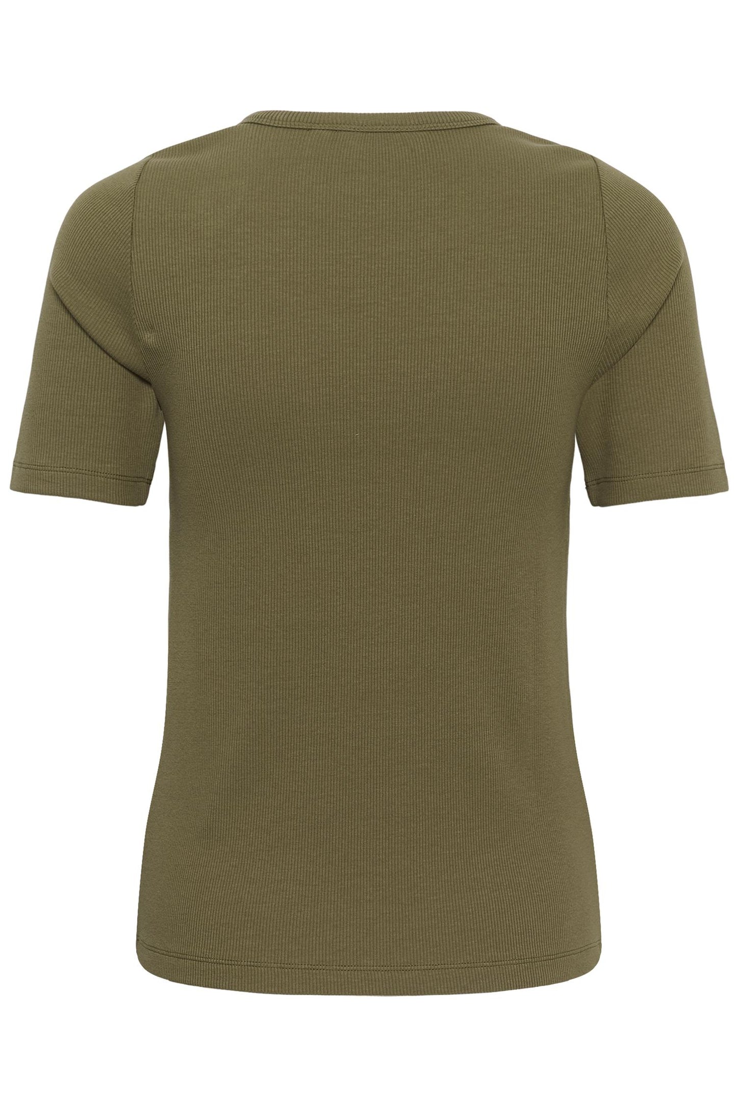 Culture Alyssa Rib T-Shirt Dusky Green
