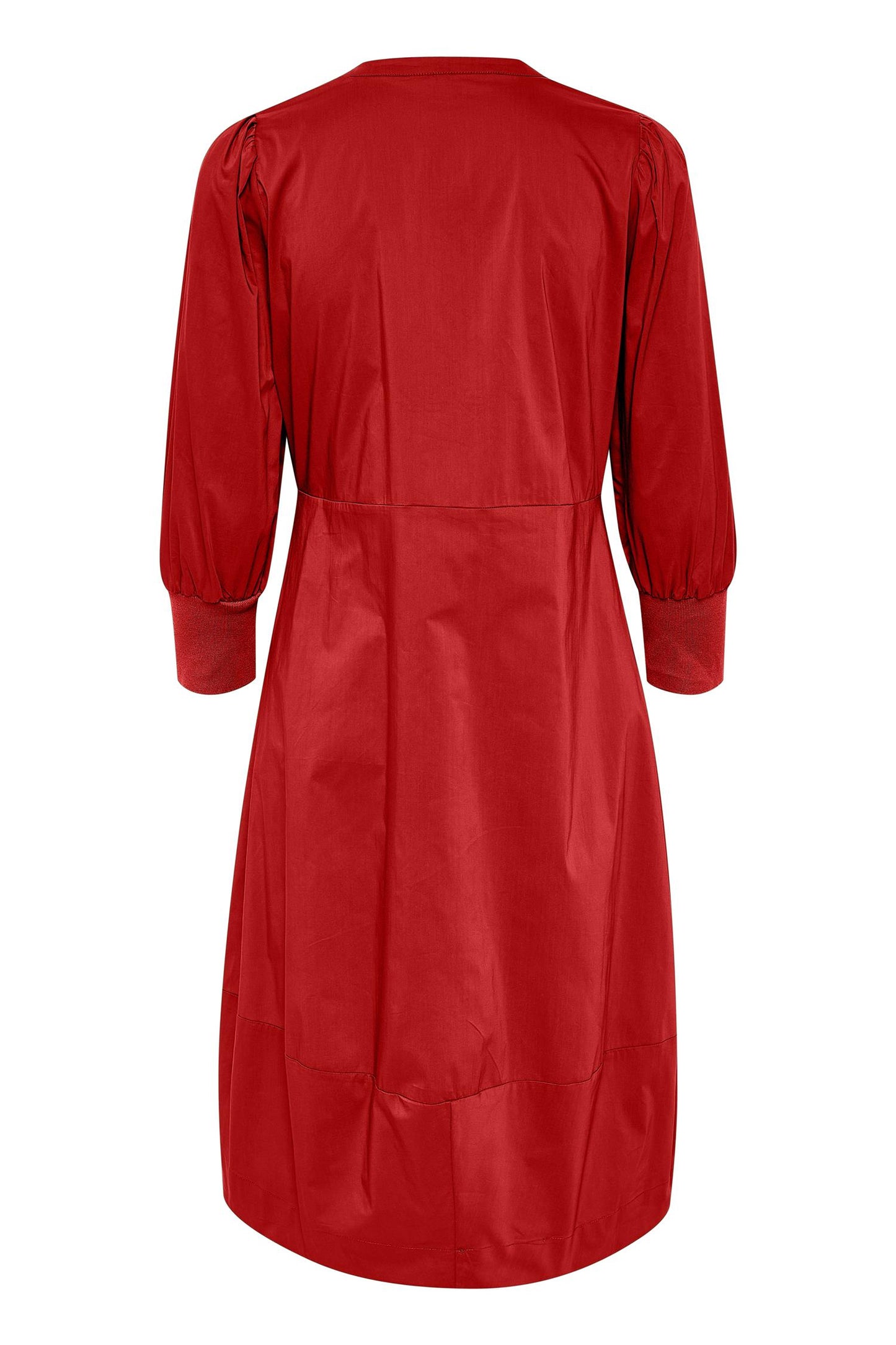 Culture Antoinett 3/4 Sleeve Dress Fiery Red