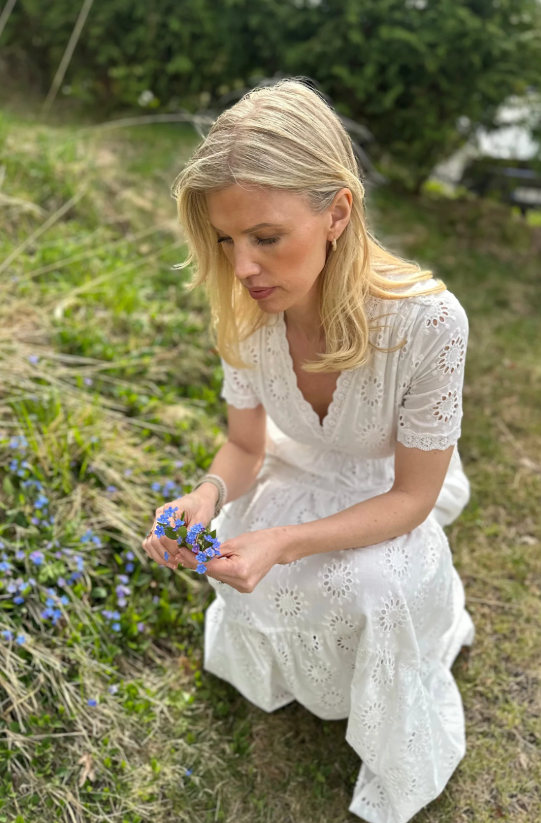 Lykelly Katrine Dress White