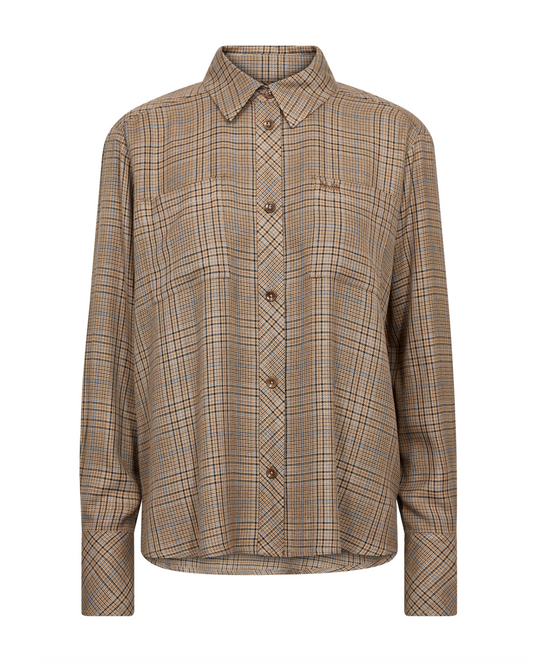 Mos Mosh Sanni Kalif Shirt Blissful Blue