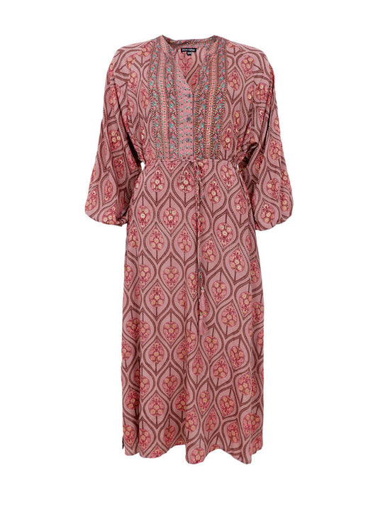 Black Colour Luna Raglan Dress Powder Tulip