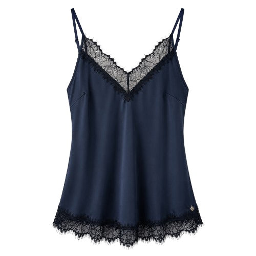 Rah Oslo Singlet Lace Navy