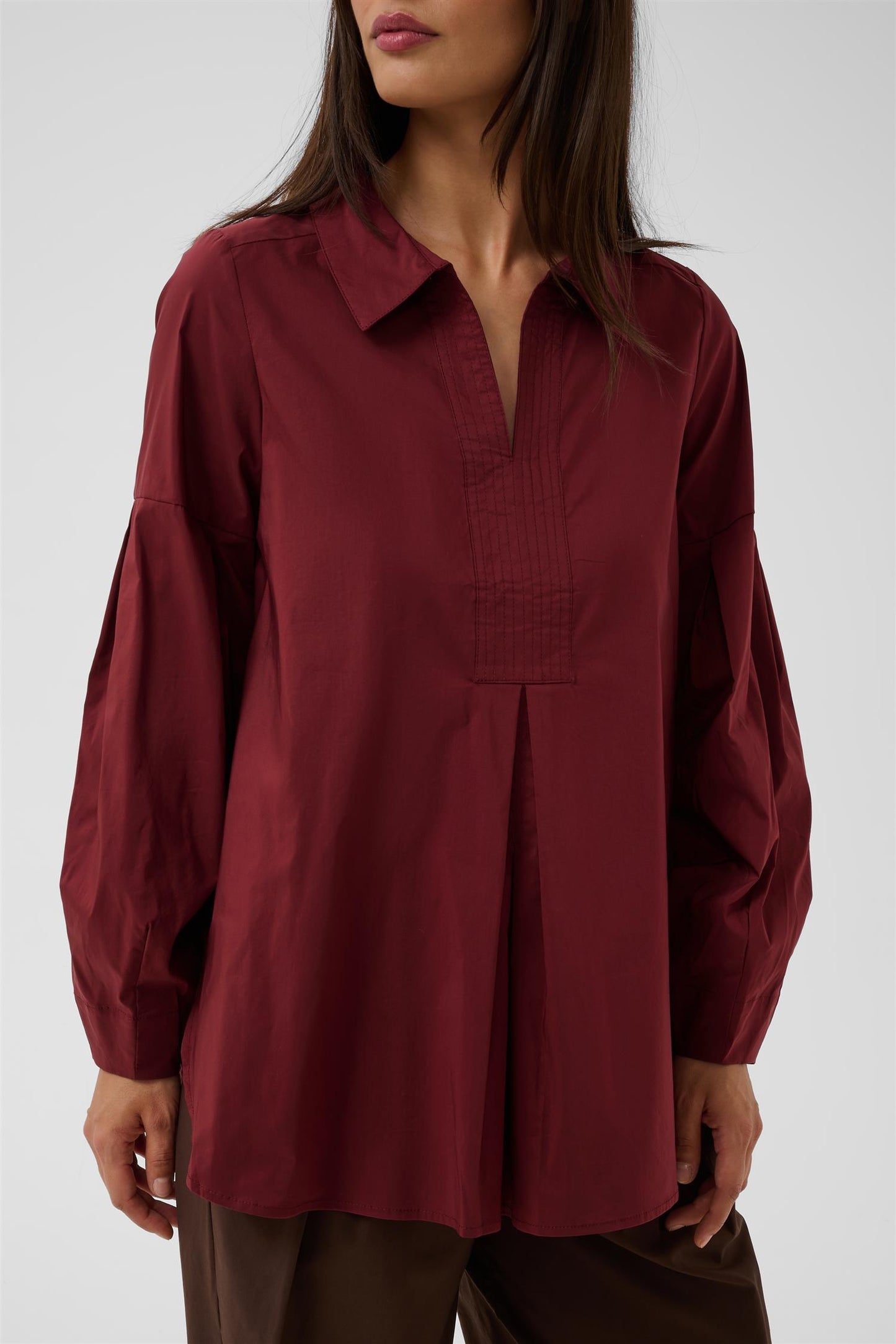 Culture Daiva Antoinett Tunic Chocolate Truffle