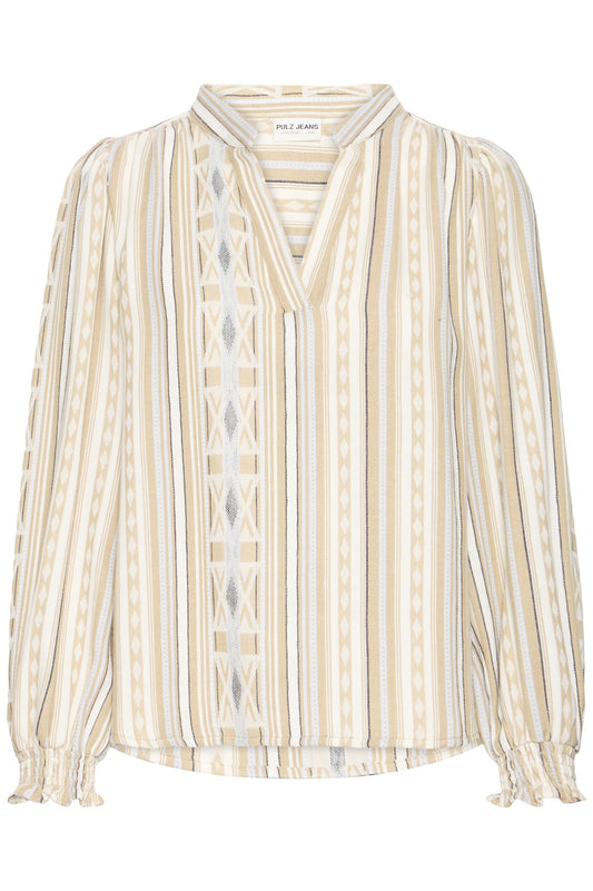 Pulz Alexis Blouse Travertine