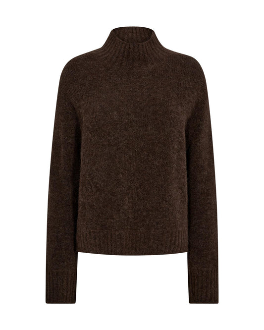 Mos Mosh Erim Thora Highneck Knit Bracken