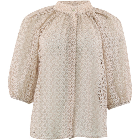 Continue Sia Lace Blouse Nougat