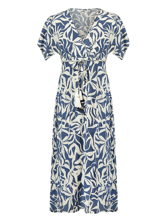 Close to my Heart Ariella Dress Blue Print