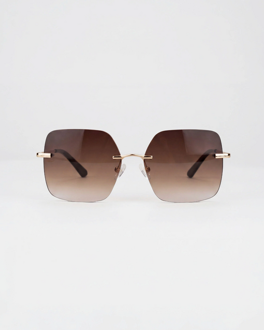 Glas Eyewear Billie Sunglasses Rimless Gold