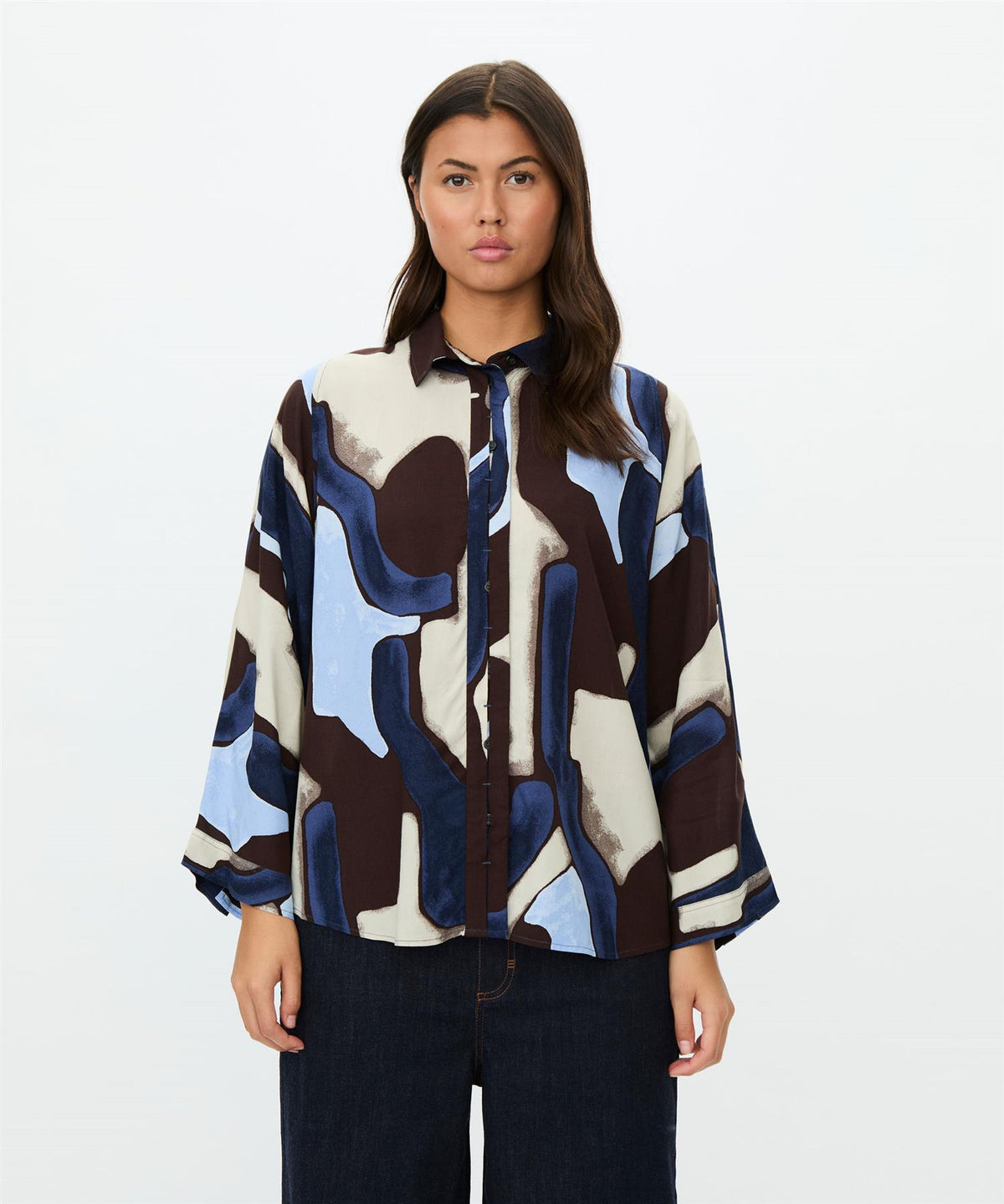 Masai Ilina Shirt Navy Blazer
