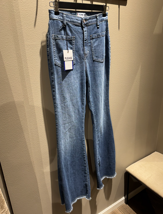 Please Pants Blu Denim