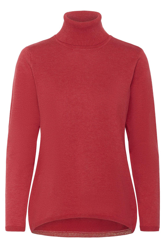Culture Annemarie Loose Rollneck Chilli Pepper Mel