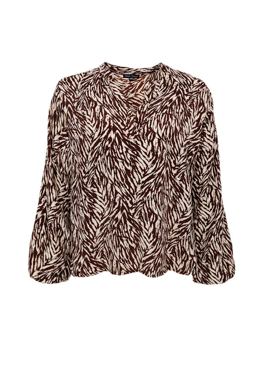 Black Colour Luna Blouse Golden Toffee