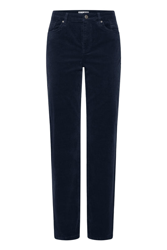 Pulz Sally Pant Straigt Leg Dark Sapphire