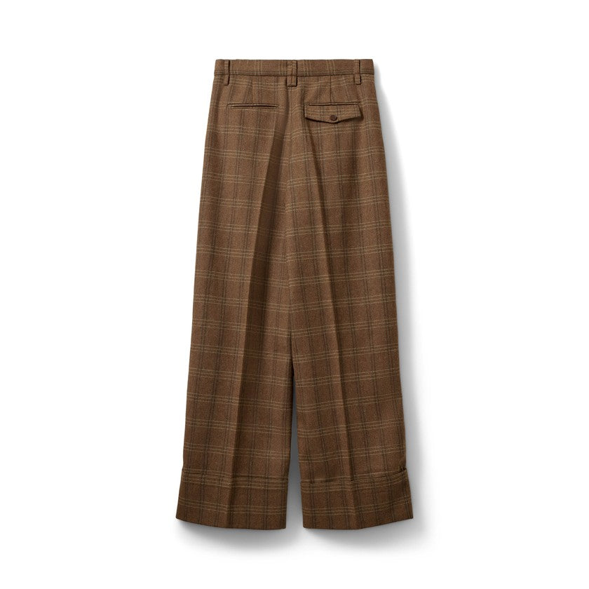 Sofie Schnoor Rosana Checked Trouser Maple Brown