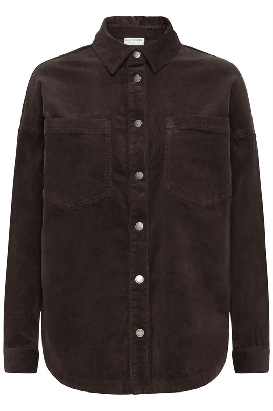 Pulz Sally LS Shirt Espresso