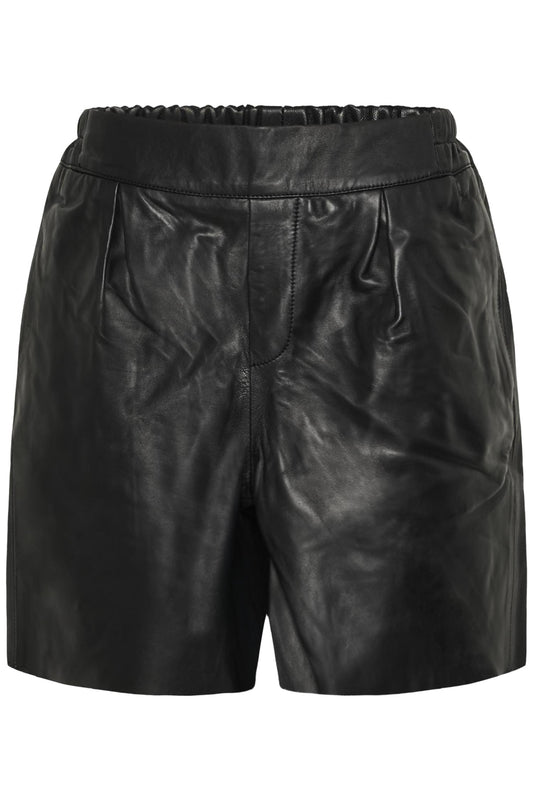 Culture Bit Canja Leather Shorts