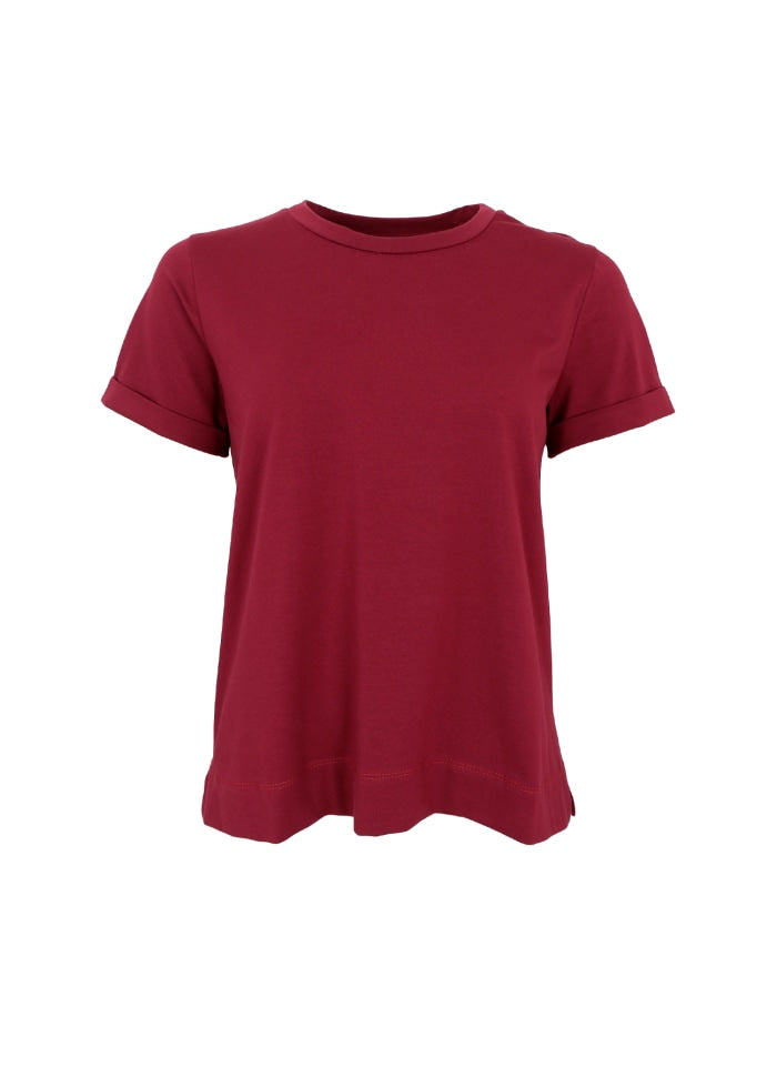 Black Colour May SS Tee Plum