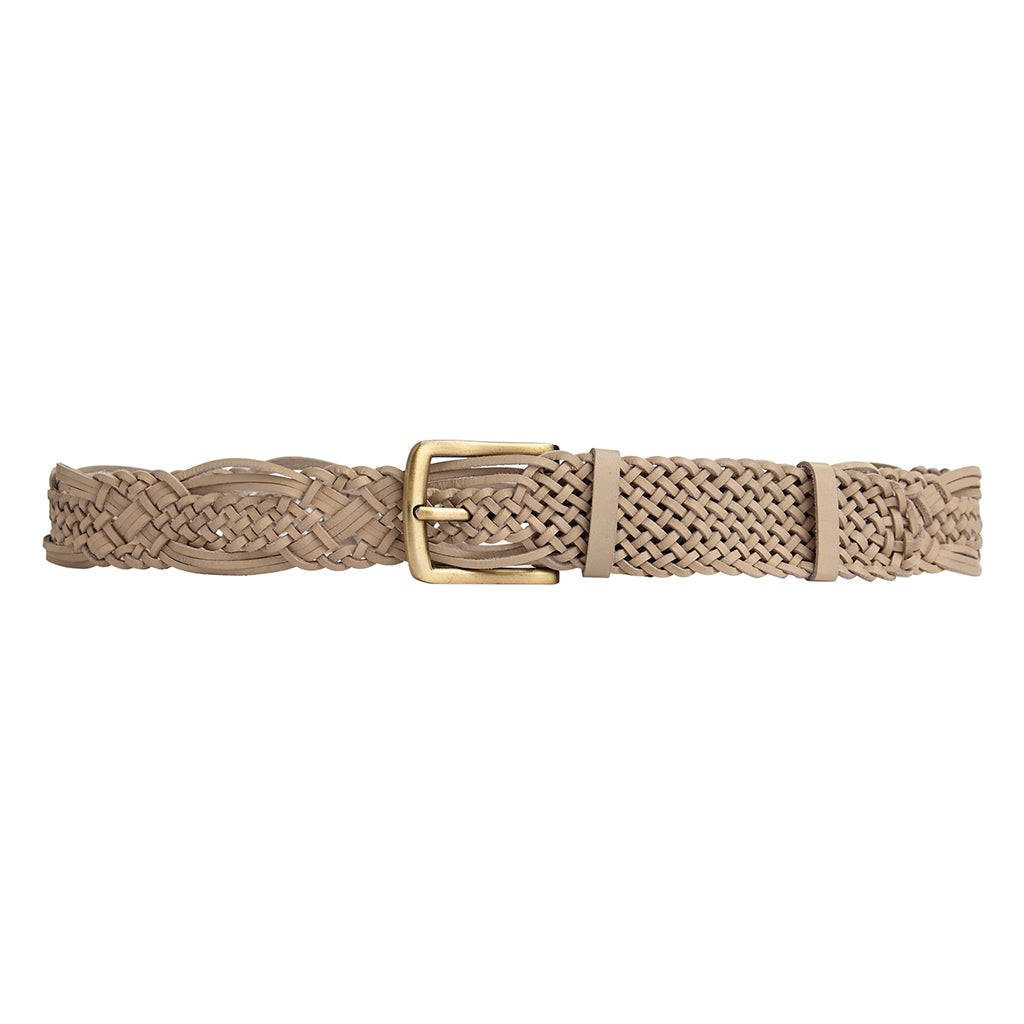 Depeche Weave Belt Vanilla