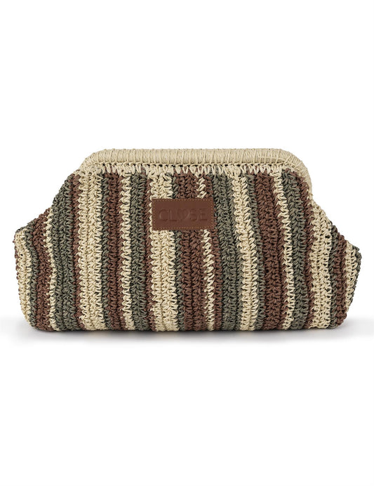 Close to my Heart Raffia Clutch Safari Khaki
