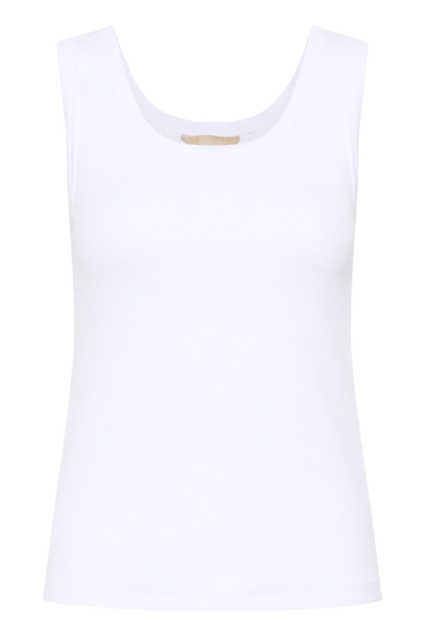 Culture Culture Alyssa Rib Tank Top White
