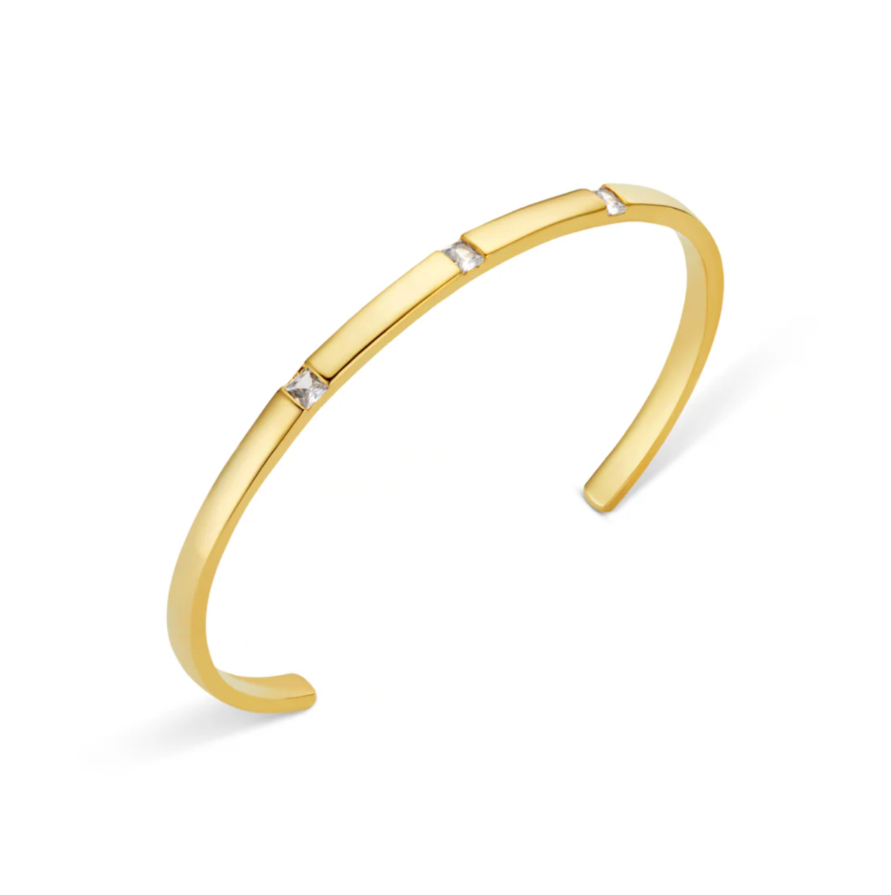 Orelia Crystal Set Open Bangle