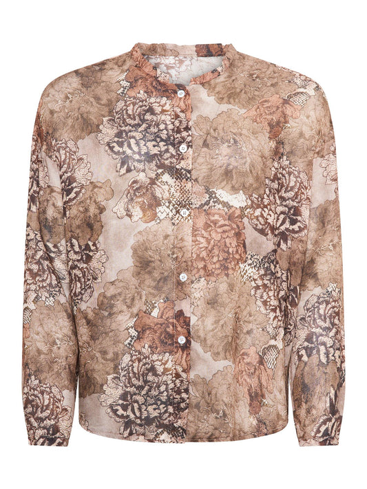 Ane Mone Autumn Blouse Walnut