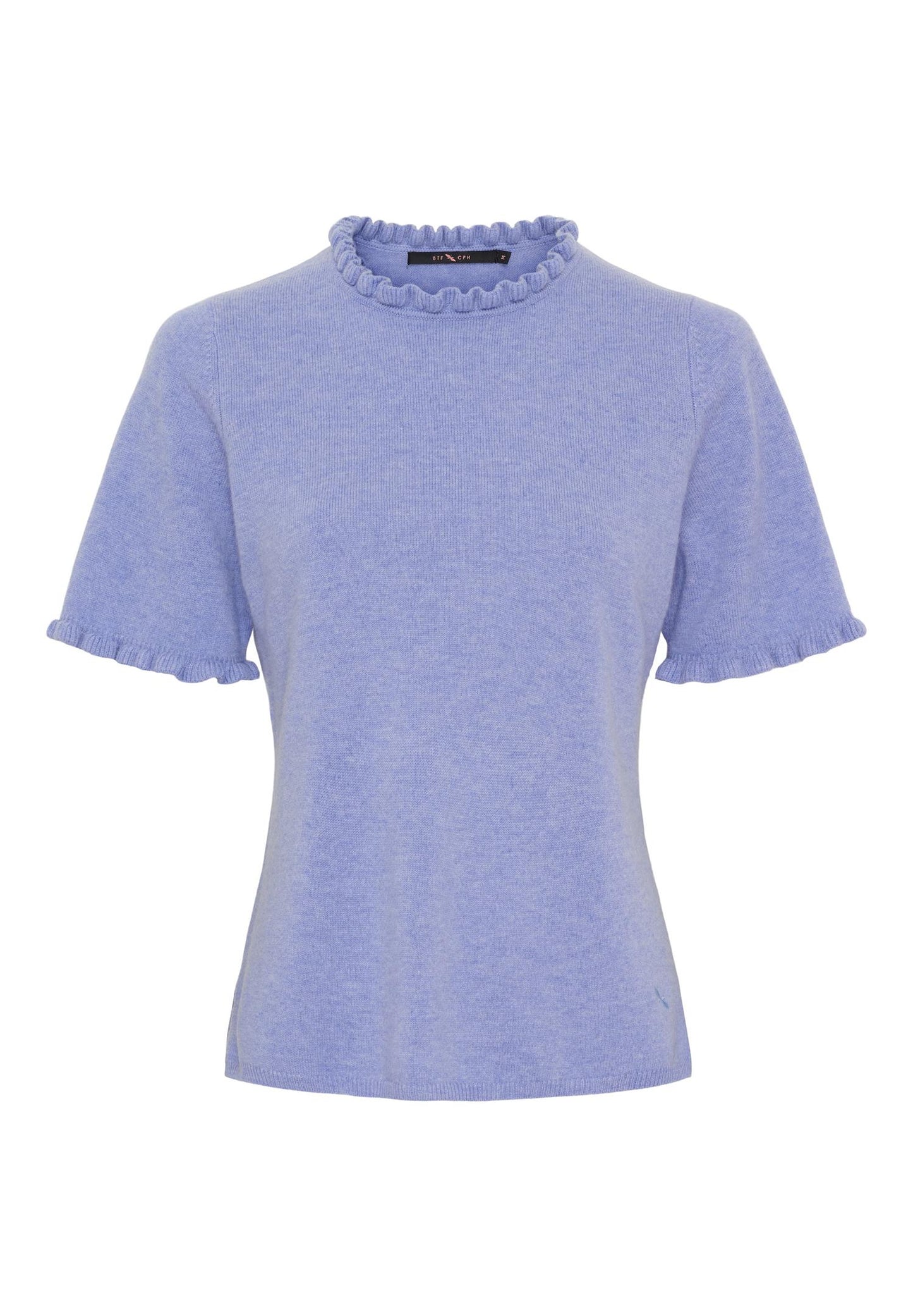 Notyz Cashmere Knit Lavender Blue Melange