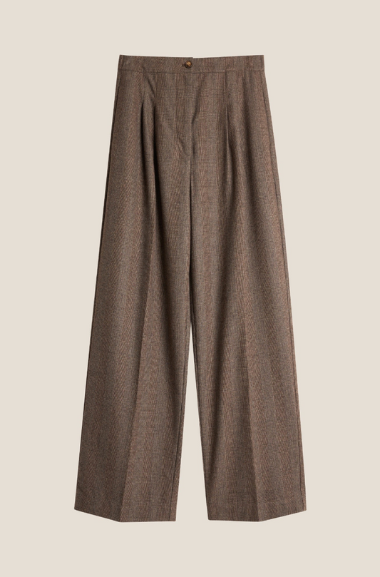 Line of Oslo Ursula Wool Check Trouser