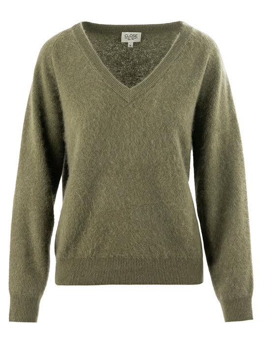 Close to my Heart Carina sweater Moss Green