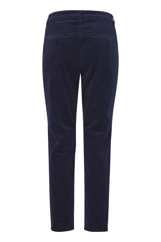Pulz Sally HW Pant Ankl Lenght Dark Shappire