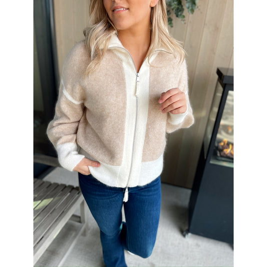 Rah Oslo Alexis Cardigan Drift Ivory