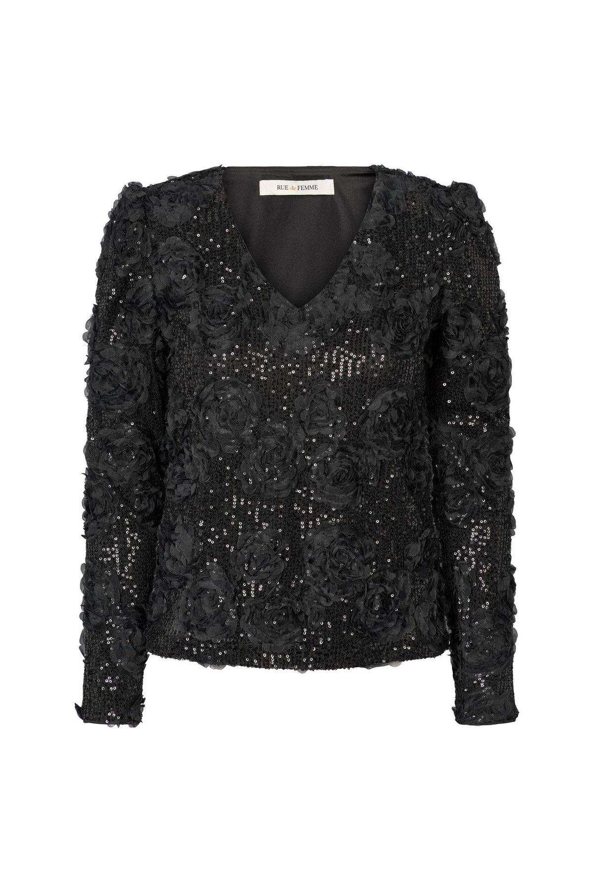 Rue de Femme Edda Reversible Blouse Black