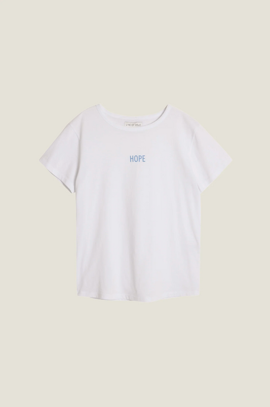 Line of Oslo Hope T-shirt White