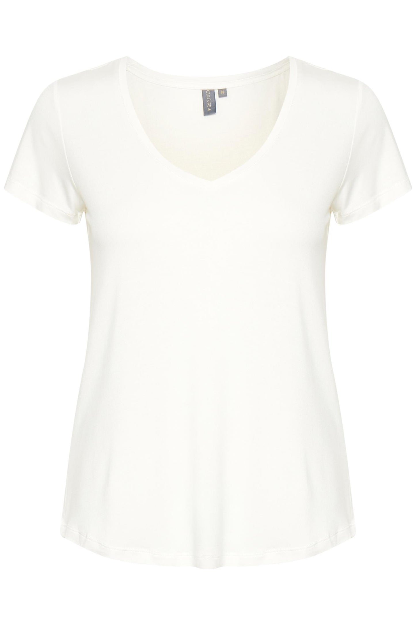 Culture Poppy V-neck T-Shirt Spring Gardenia