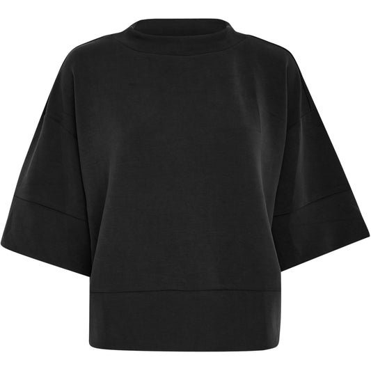 Peppercorn Dicette Half Sleeve Blouse Black