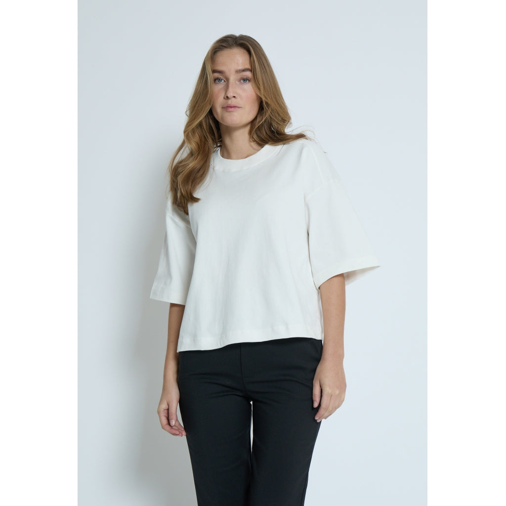 Peppercorn Fiola GOTS T-shirt Cloud Dancer