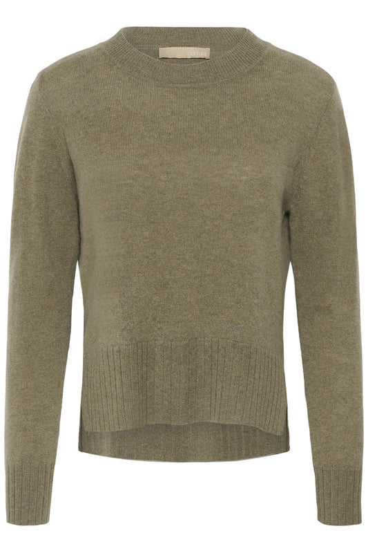Culture Taia Arrow Pullover Green Melange