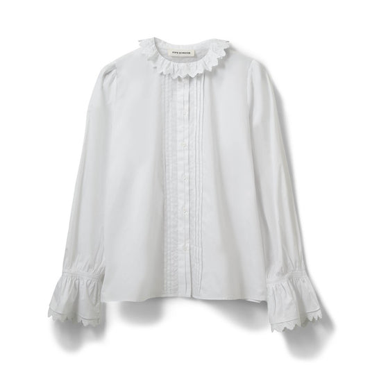 Sofie Schnoor Serena Embroidered Shirt Snow White