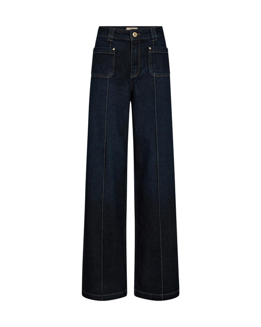 Mos Mosh Colette Lyon Jeans Dark Blue Long