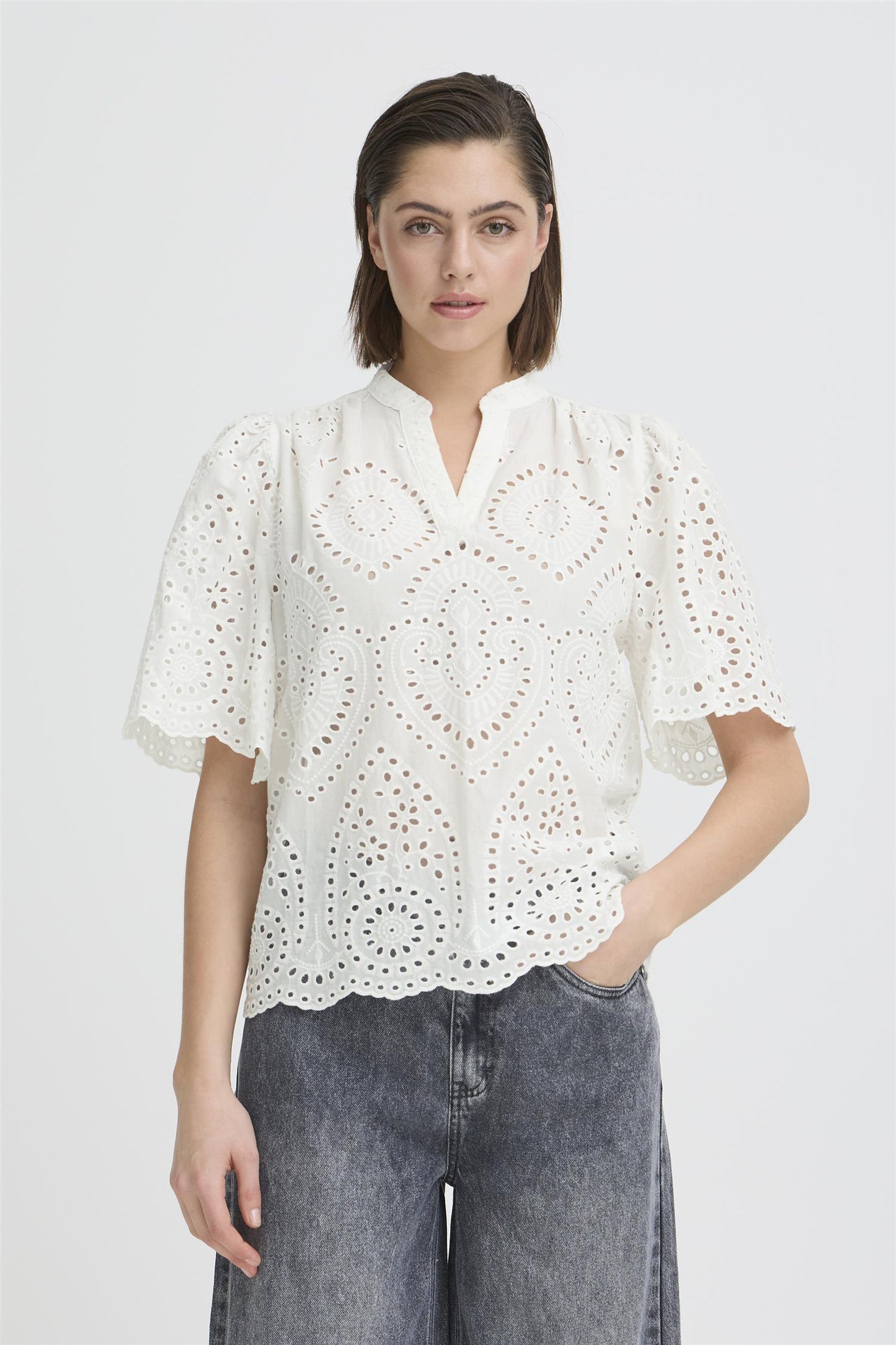 Pulz Cilja Blouse Cloud Dancer