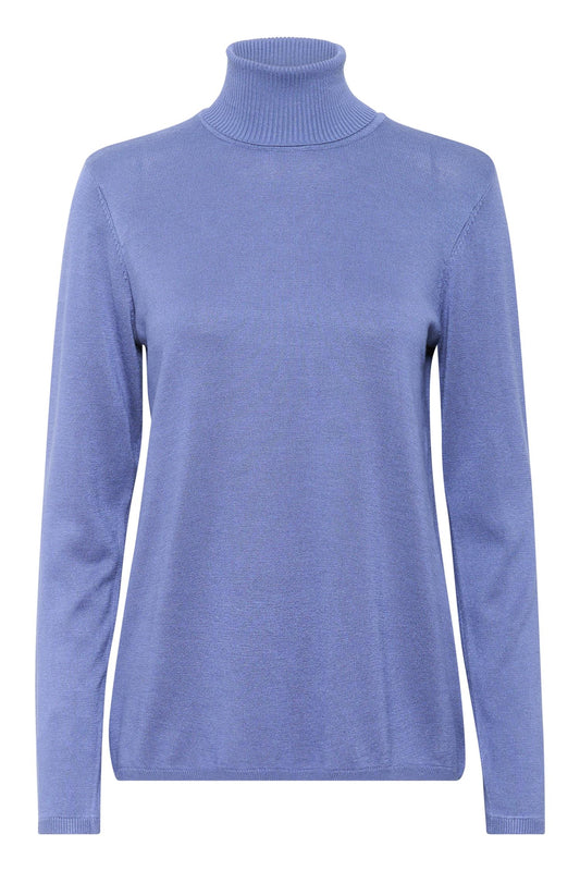 Culture Annemarie Loose Rollneck Bijou Blue