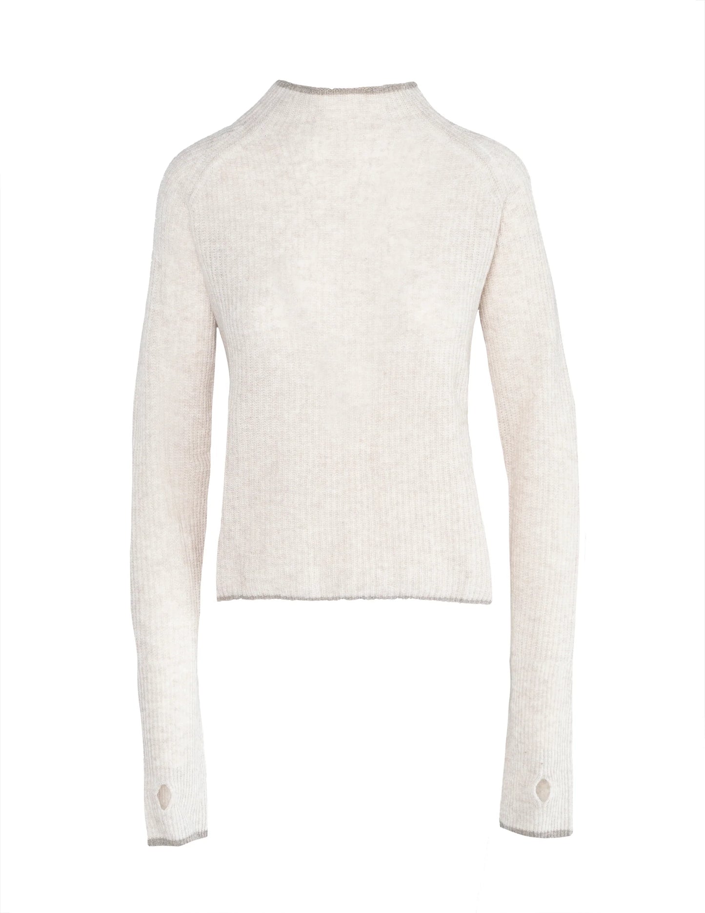 Hést Eli Rib Sweater Light Beige