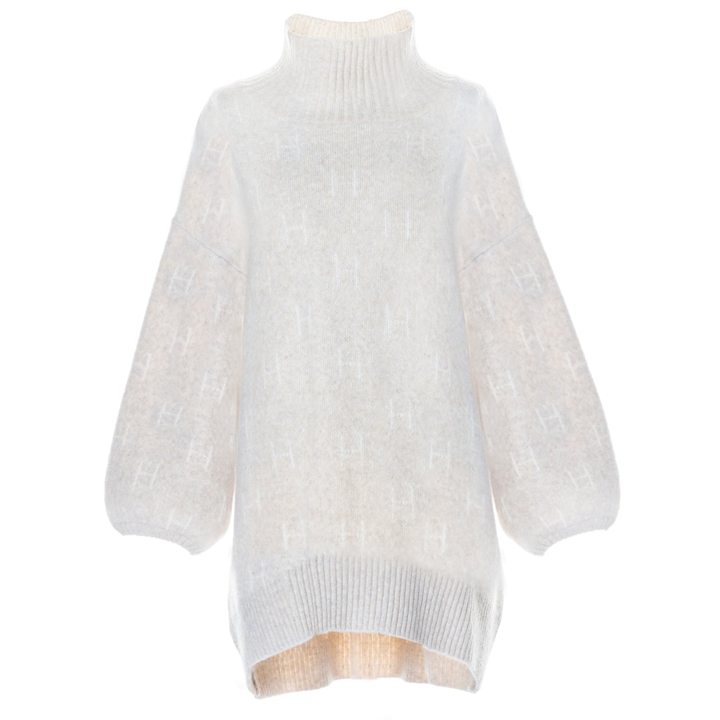 Hést Fam Sweater Long Bone White