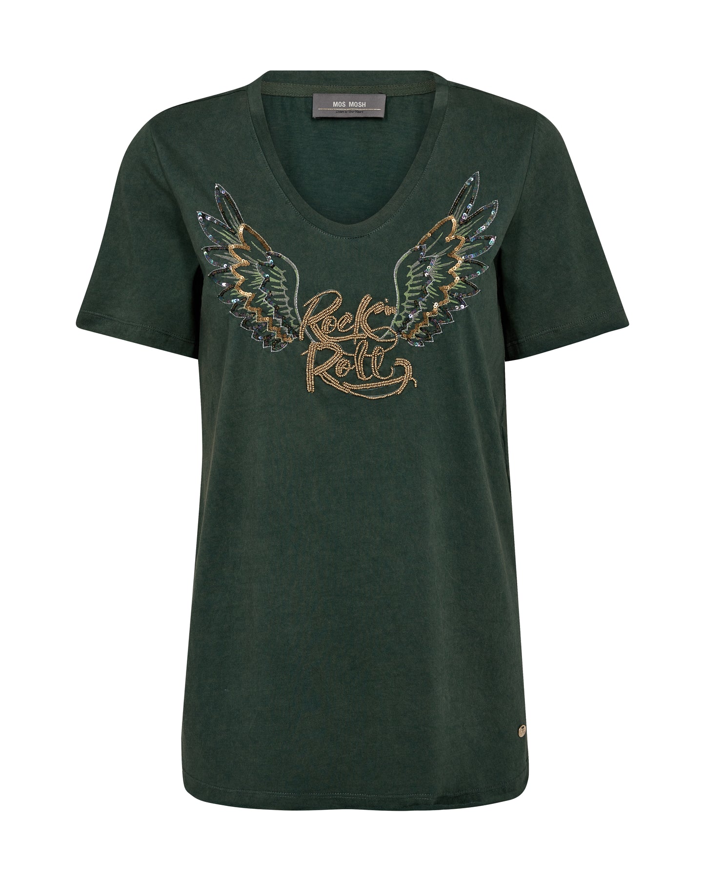 Mos Mosh Faye Tee Dark Pine